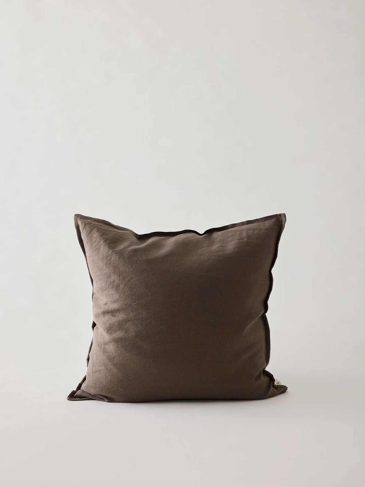CUSHION COVER LINEN TAUPE BROWN 50X50