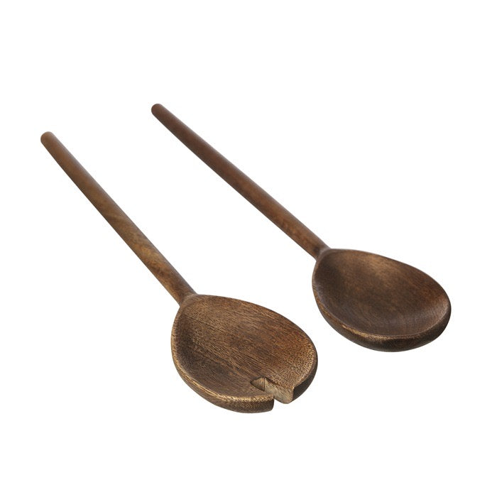 Salatbestikk tre mørkebrun