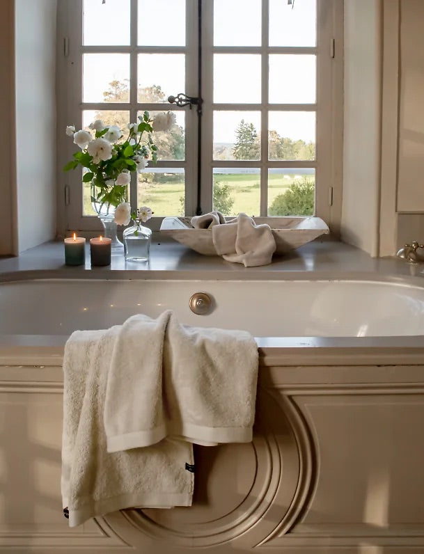 Maxime towel Mother of pearl 50x70