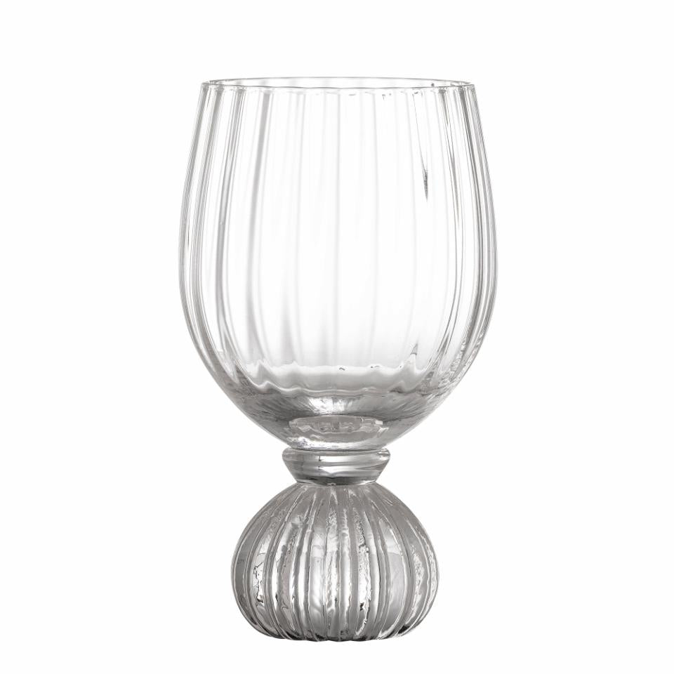 Taurin Vinglas, Klar, Glas Ø9xH15,5 cm