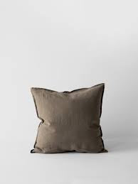 Cushion cover linen 50x50 Taupe BROWN