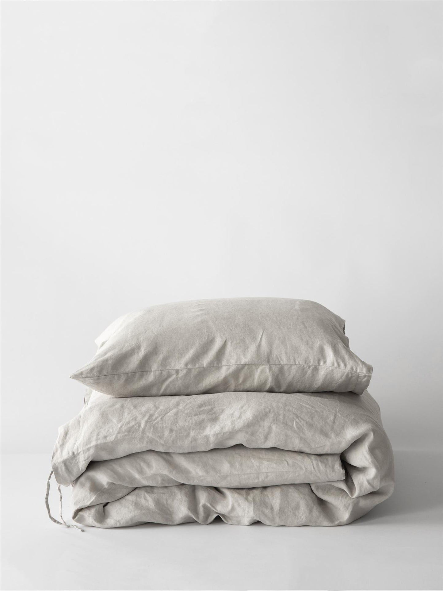 Duvet Cover Linen 140x200 warm grey
