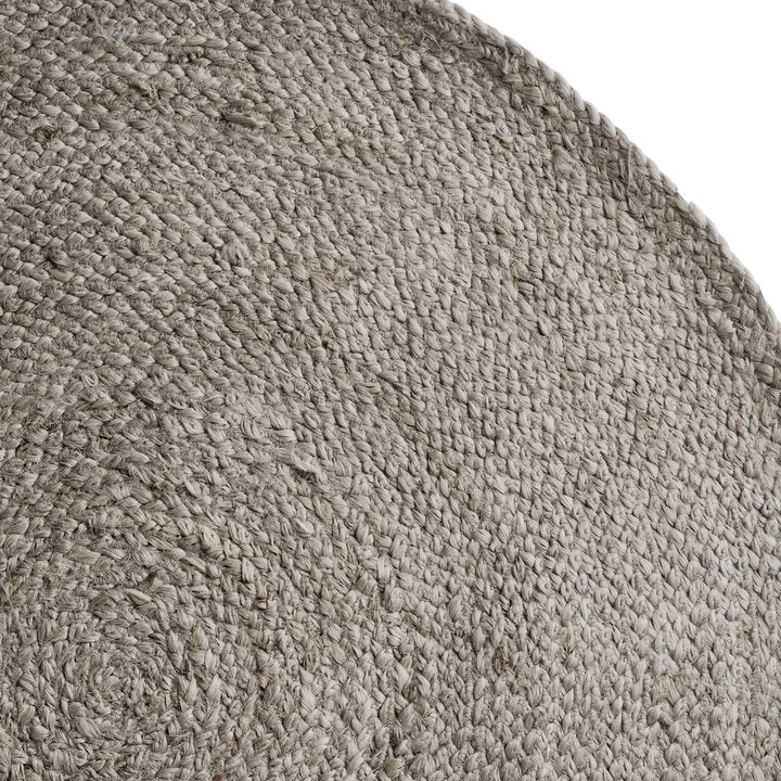 Carpet, jute, 140x200 cm, light grey