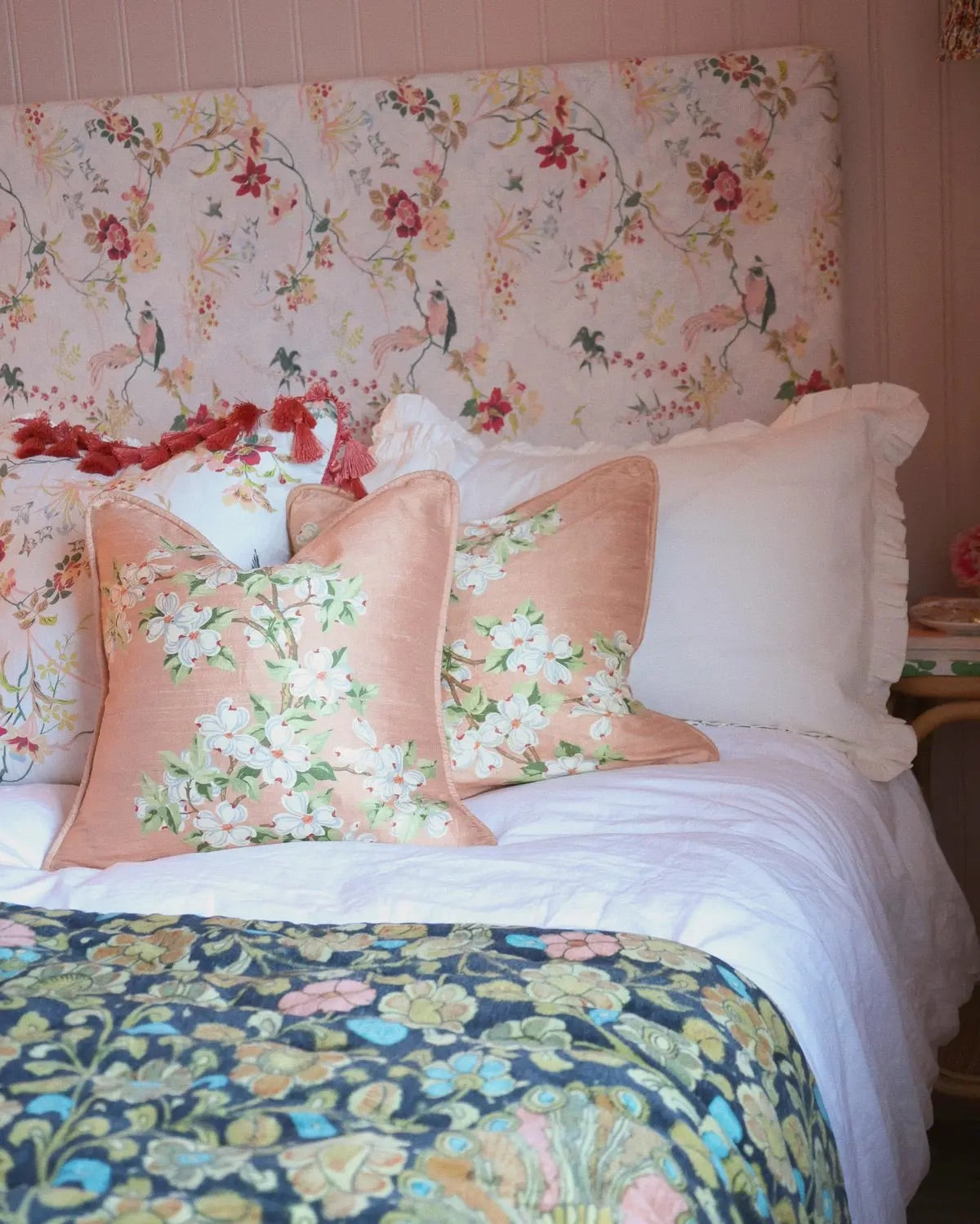 CUSHION COVER RUFFLES 50X70