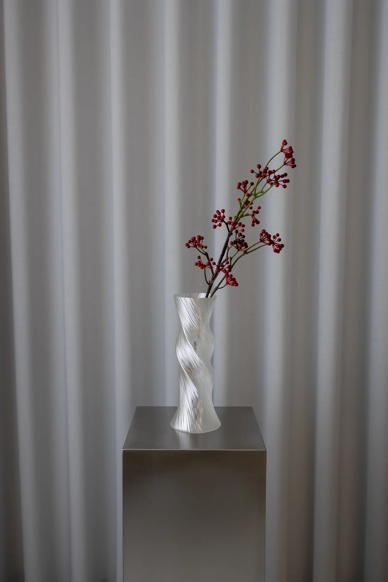 Artificial Berry Branch Red