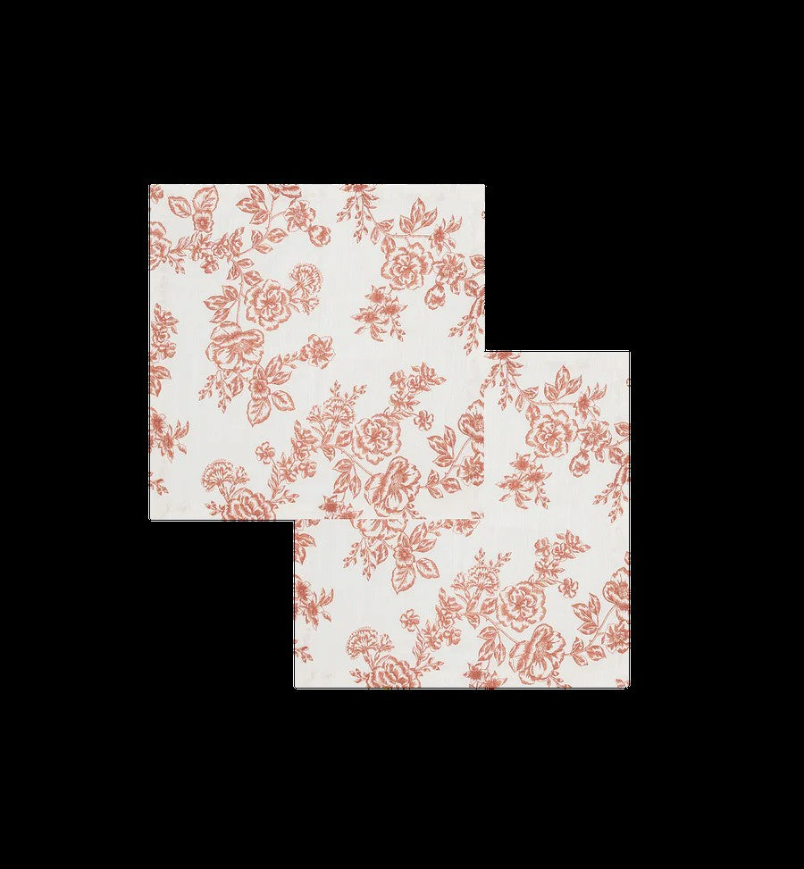 WHIMSICAL ROSE NAPKIN