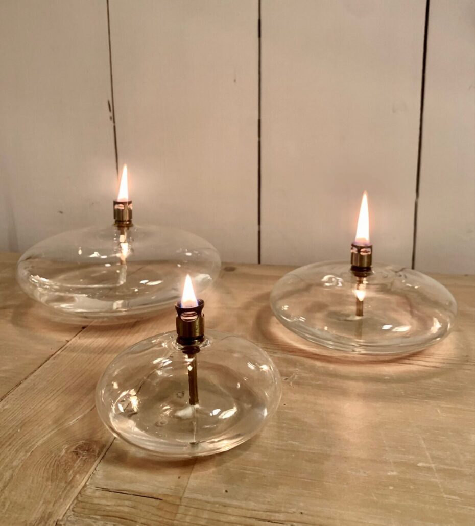 OLJELAMPE LIVING DISC KLAR L