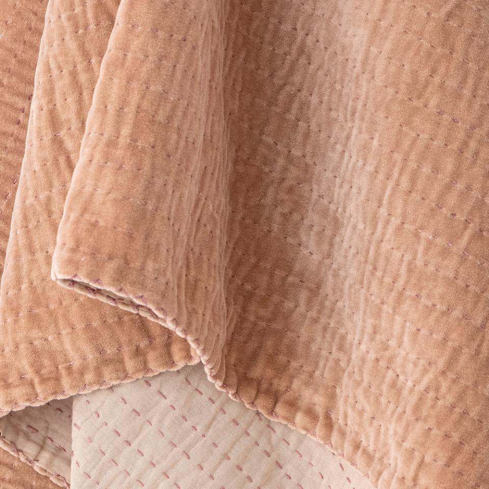 Gamma Quilt, Rosa, Bomuld L150xW130 cm