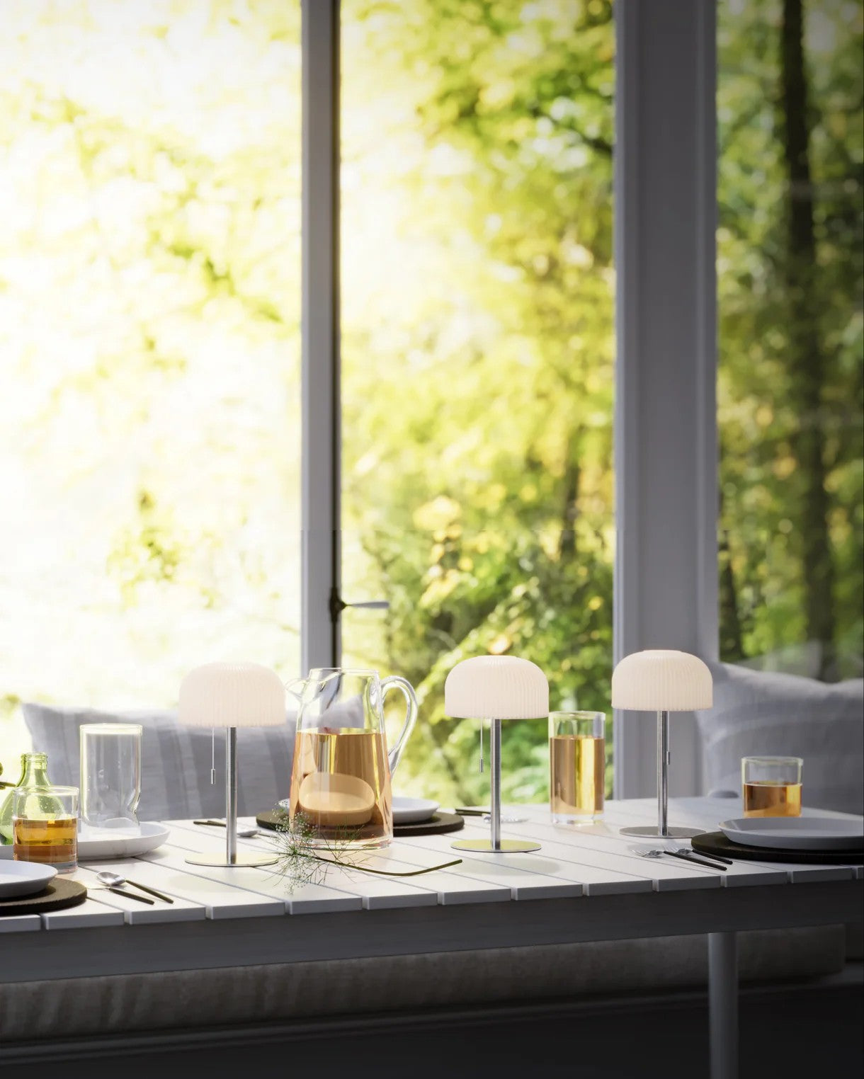 SPACE GRAY LED LAMPE