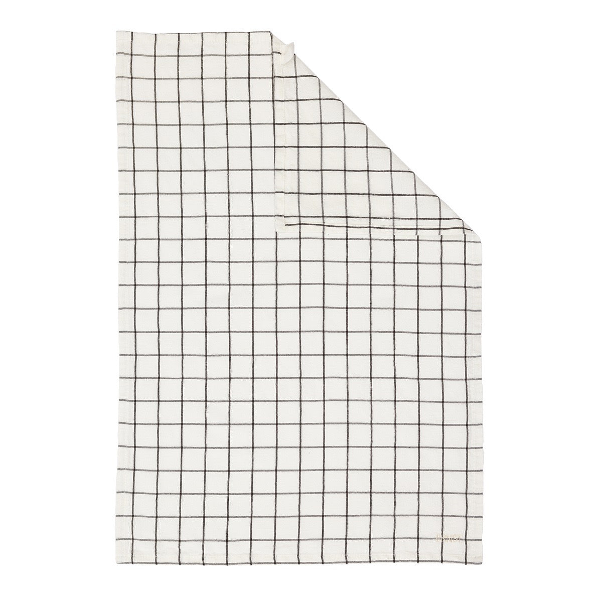 Kökshandduk Vit/brun