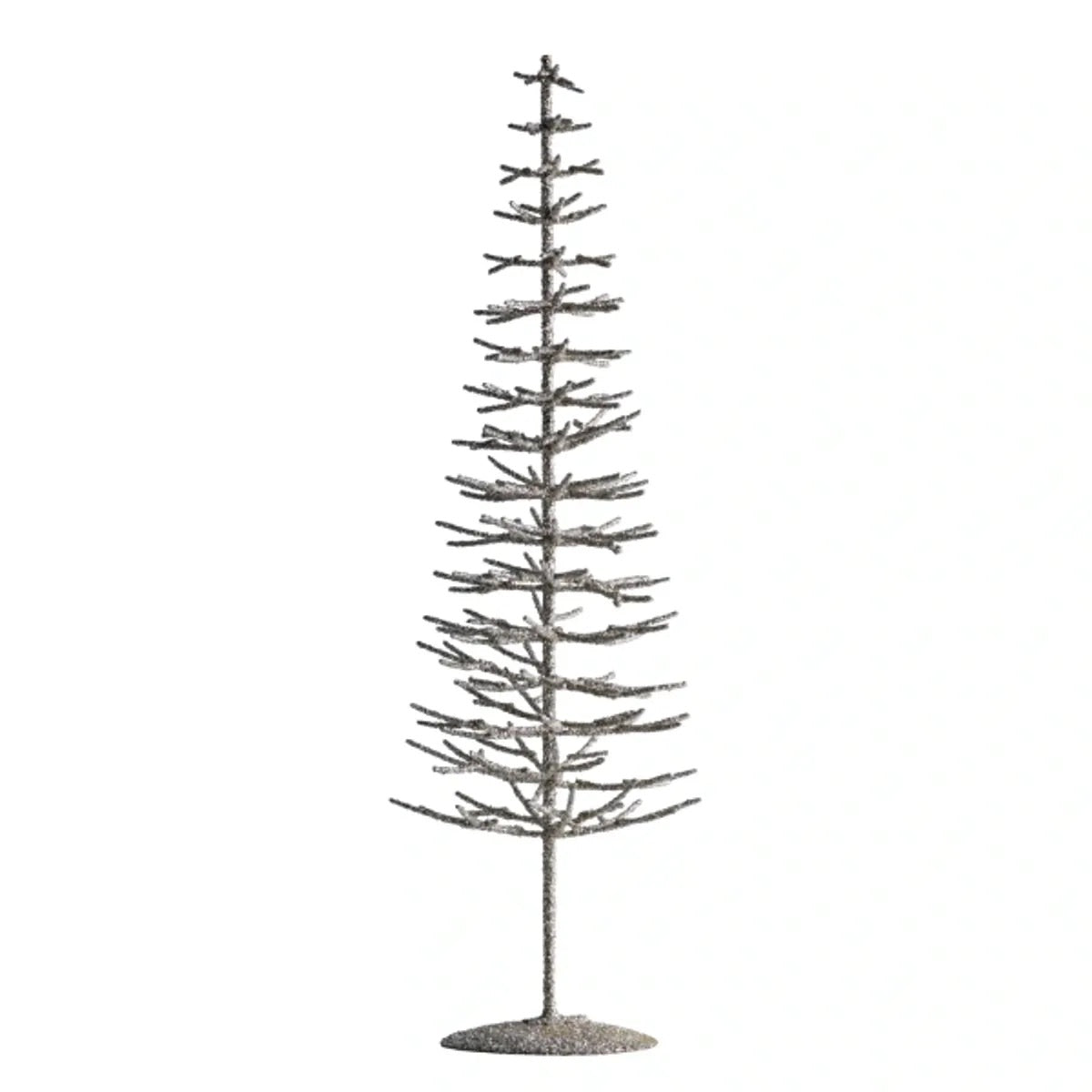 X-MAS TREE IRON W/GLITTER H40CM