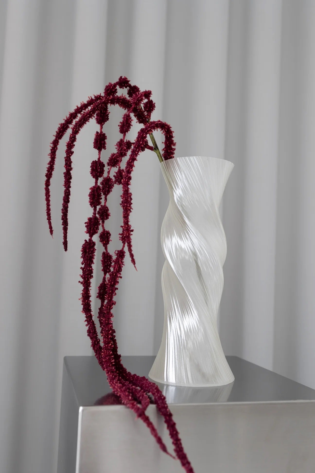 Artificial Amaranthus 6 fork Red