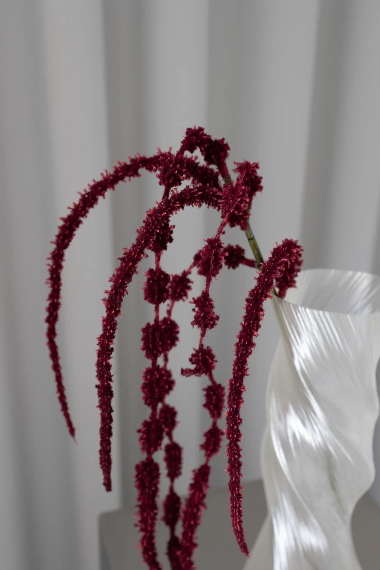 Artificial Amaranthus 6 fork Red