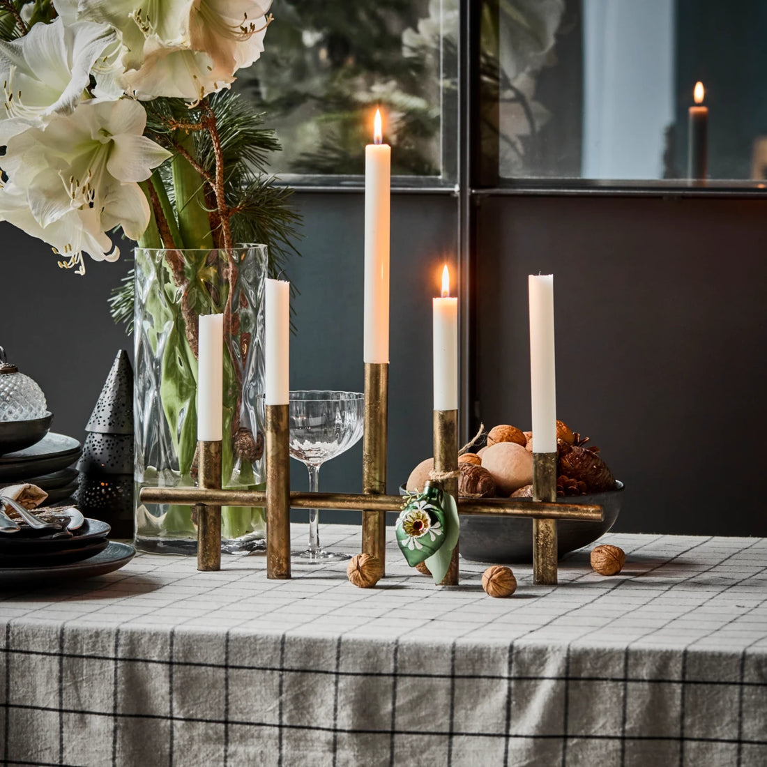 CANDLE HOLDER MAXI 45 BRASS