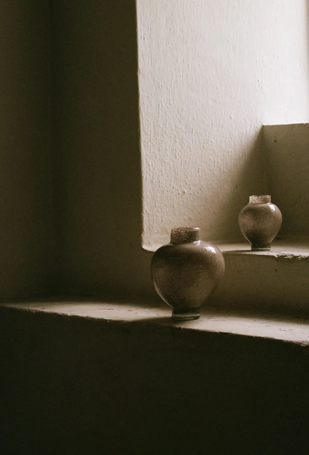 Mila vase Taupe Liten