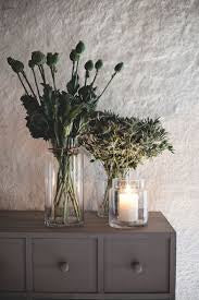 Glassvase rak 12x22