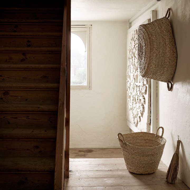 Basket Wood w/Handles