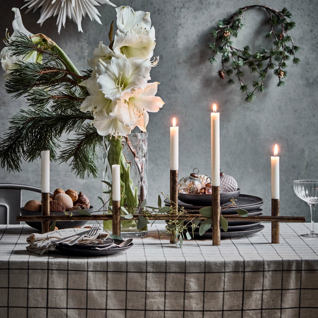 CANDLE HOLDER MAXI 80 BRASS