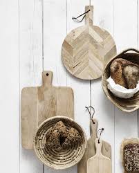 CHOPPING BOARD HERRINGBONE WOOD S