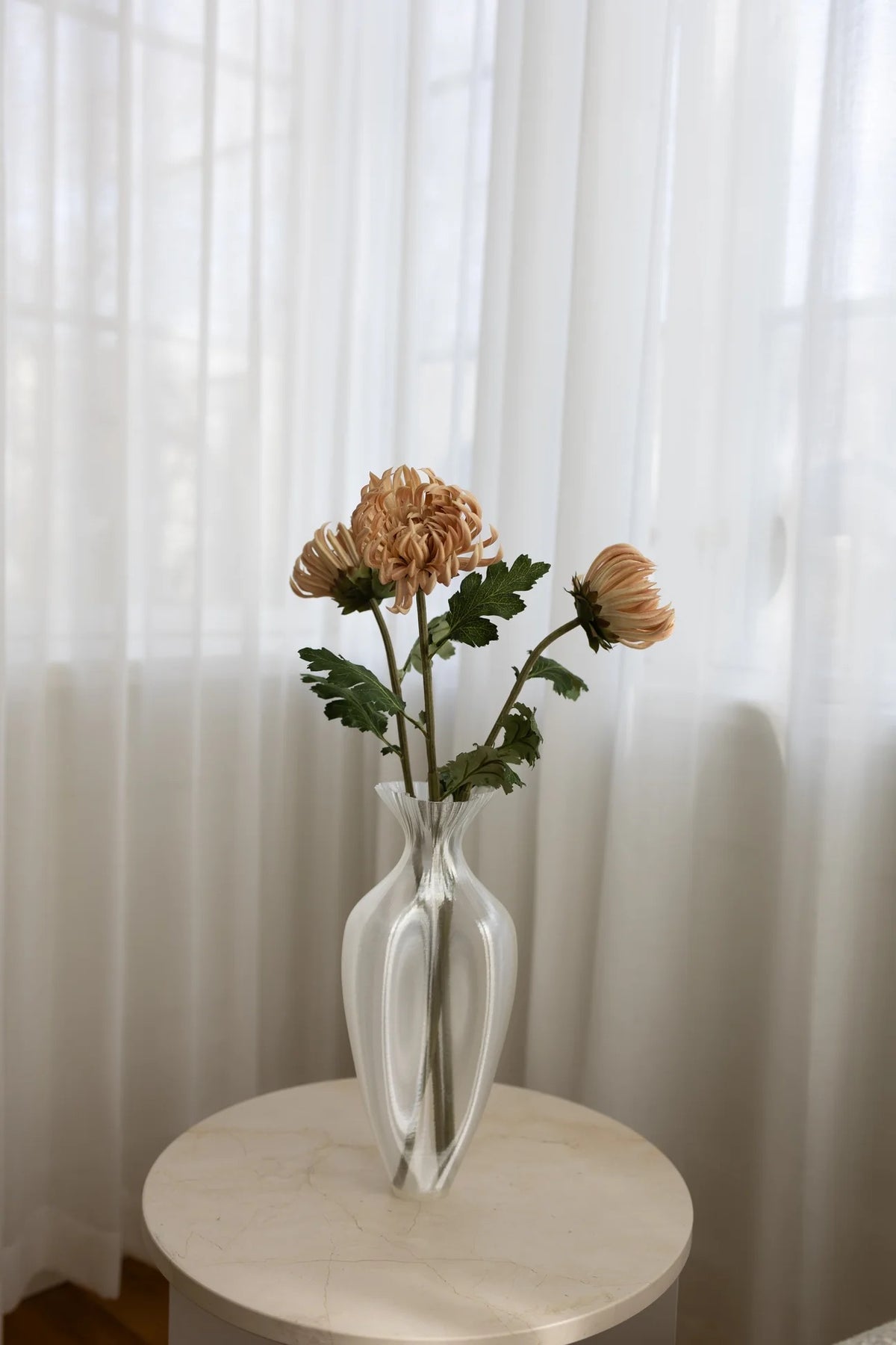 Artificial Cactus Dahlia Beige