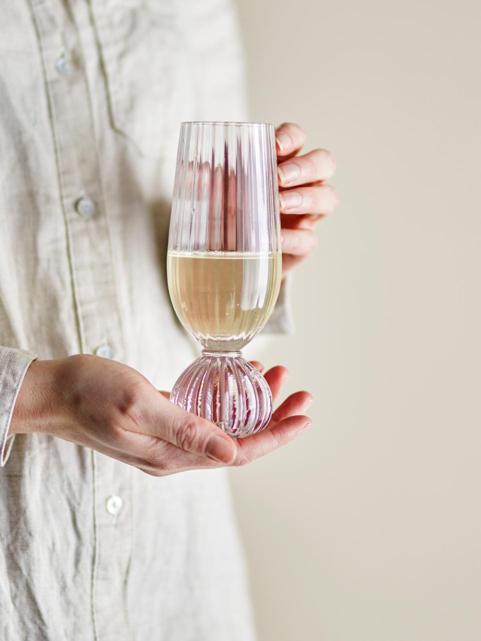 Taurin Champagneglas, Klar, Glas Ø6xH17 cm