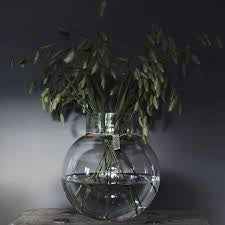 Rund glassvase D21 H 22cm