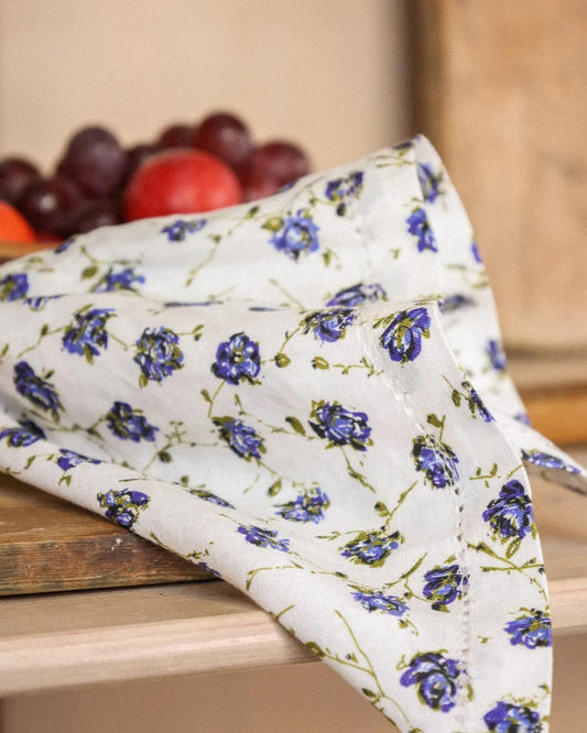 Kitchen Towel 45x60 blå blomster