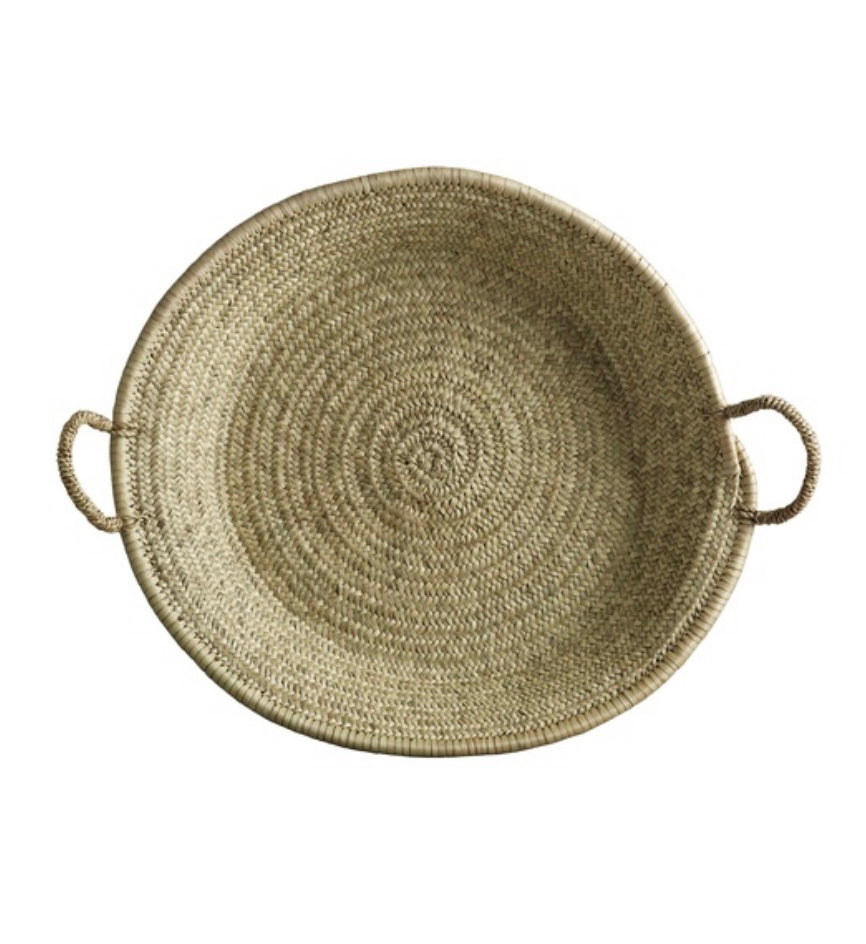 Basket palm leaves