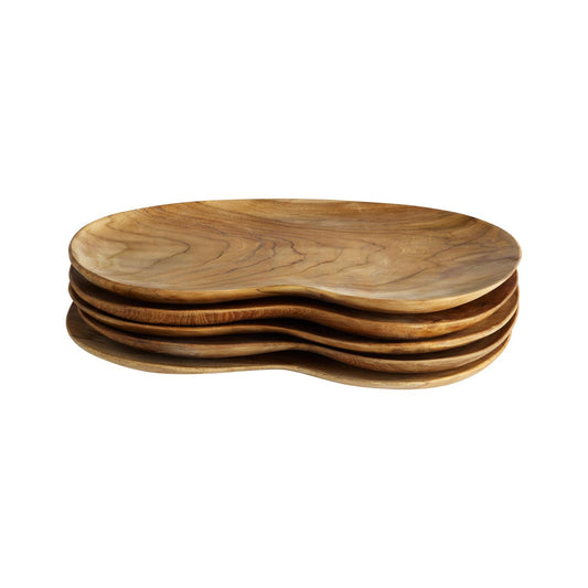 Nusa Plate Teak 30X23,5