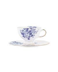 Coffee Cup & Sauser Blue