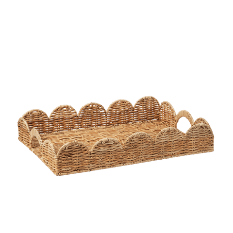 CLASSIC SCALLOP TRAY NATURAL