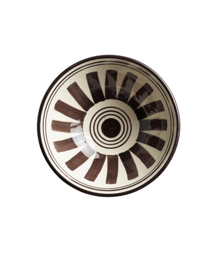 Bowl hand made D17xH7 Mocca