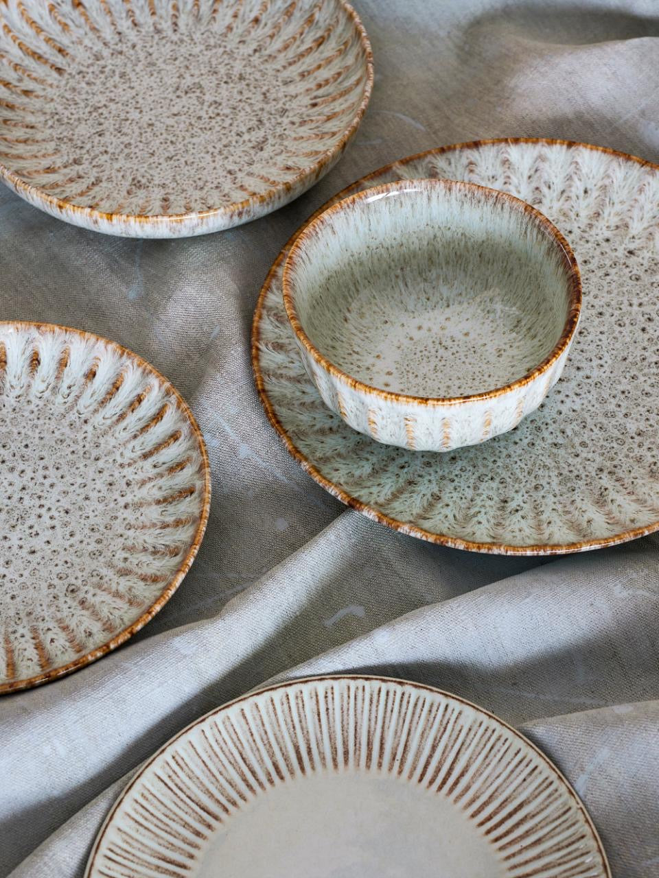 Fleur tallerken natur Ø17 frokost