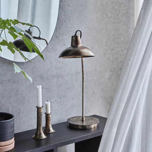 Table Lamp Antique Brown