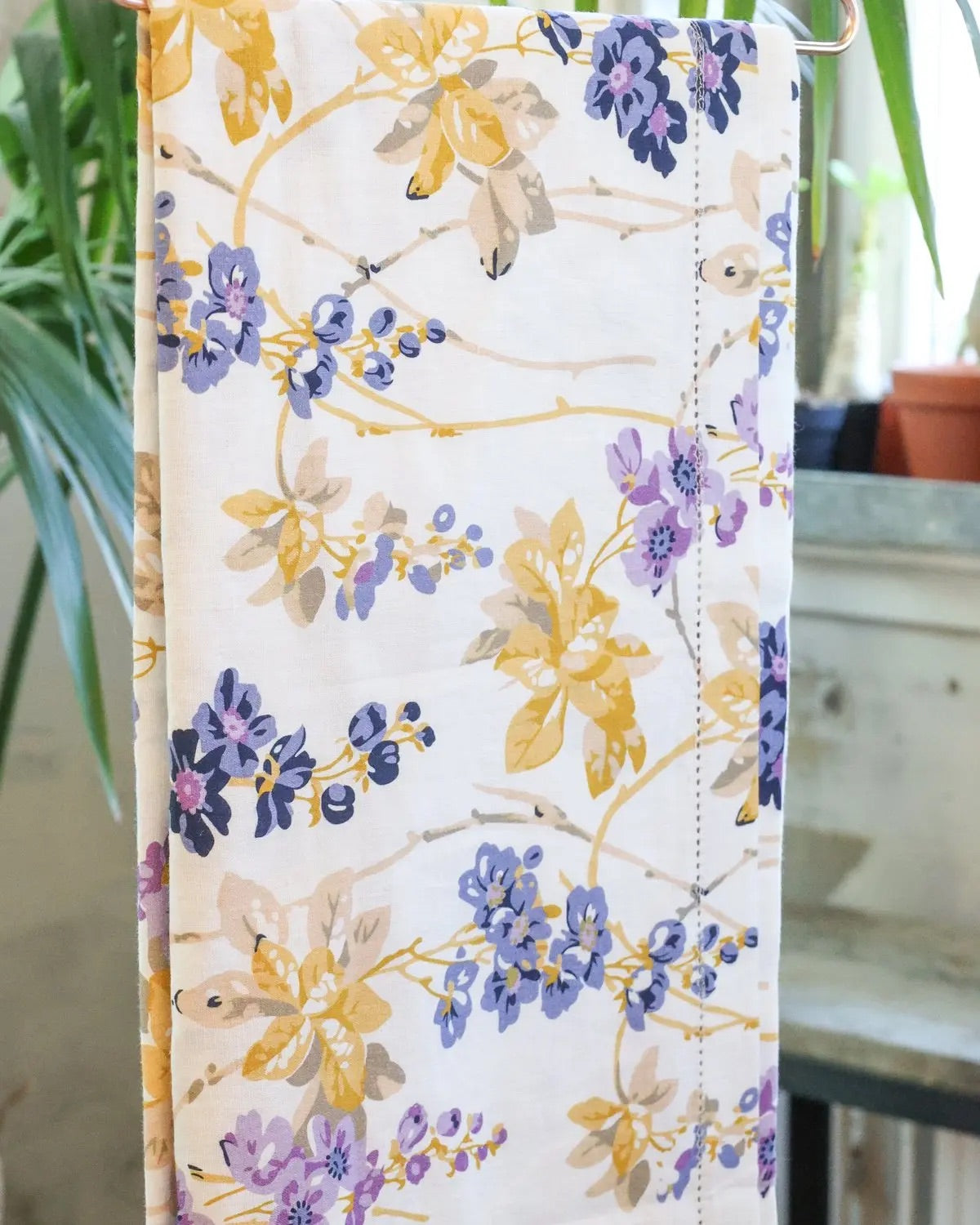 Table Cloth 130x300 gul/lilla