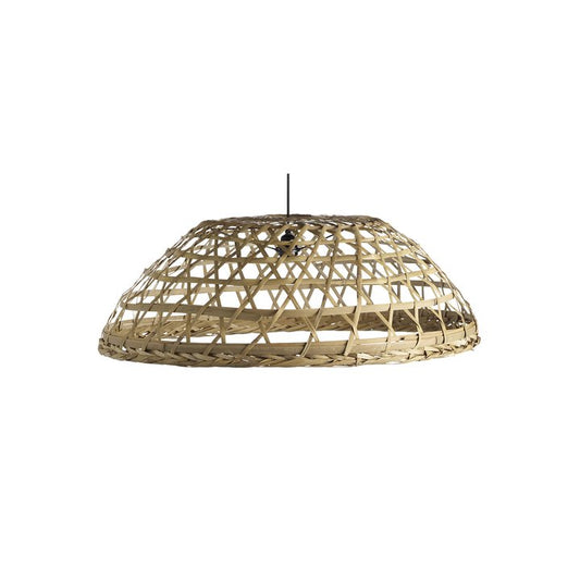BASKET LAMPSHADE BAMBOO D80CM WITH CORD
