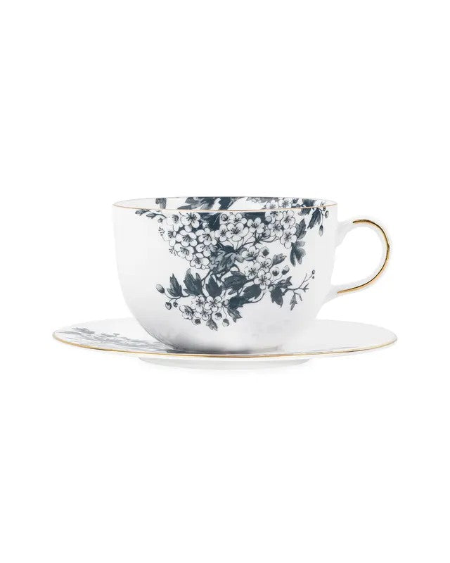 Tea Cup & Sauser Anthracite