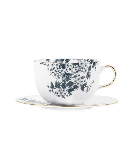 Tea Cup & Sauser Anthracite
