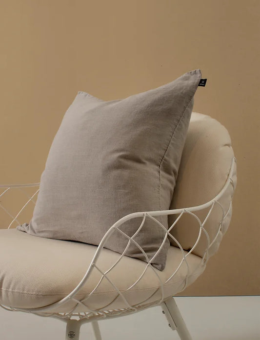 SUNSHINE CUSHION COVER ZIP NATURAL 60X60