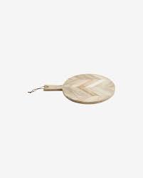 CHOPPING BOARD HERRINGBONE WOOD S