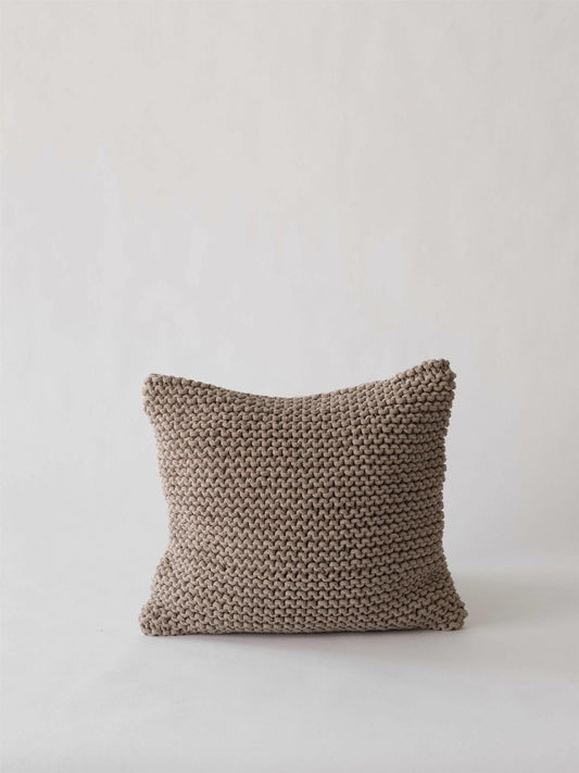 Rope cushion cover 50*50 chestnut
