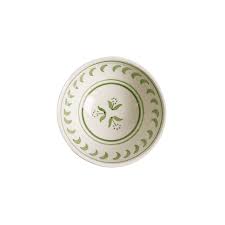 COTTAGE FLOWER SMALL BOWL 14CM GREEN