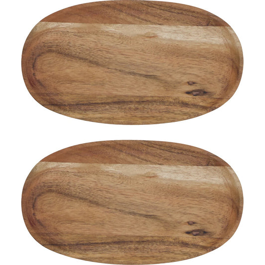 Trays Wood L23,5cm Nature