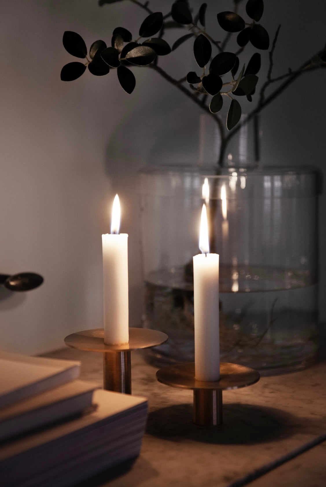 Ljusstake H4cm messing