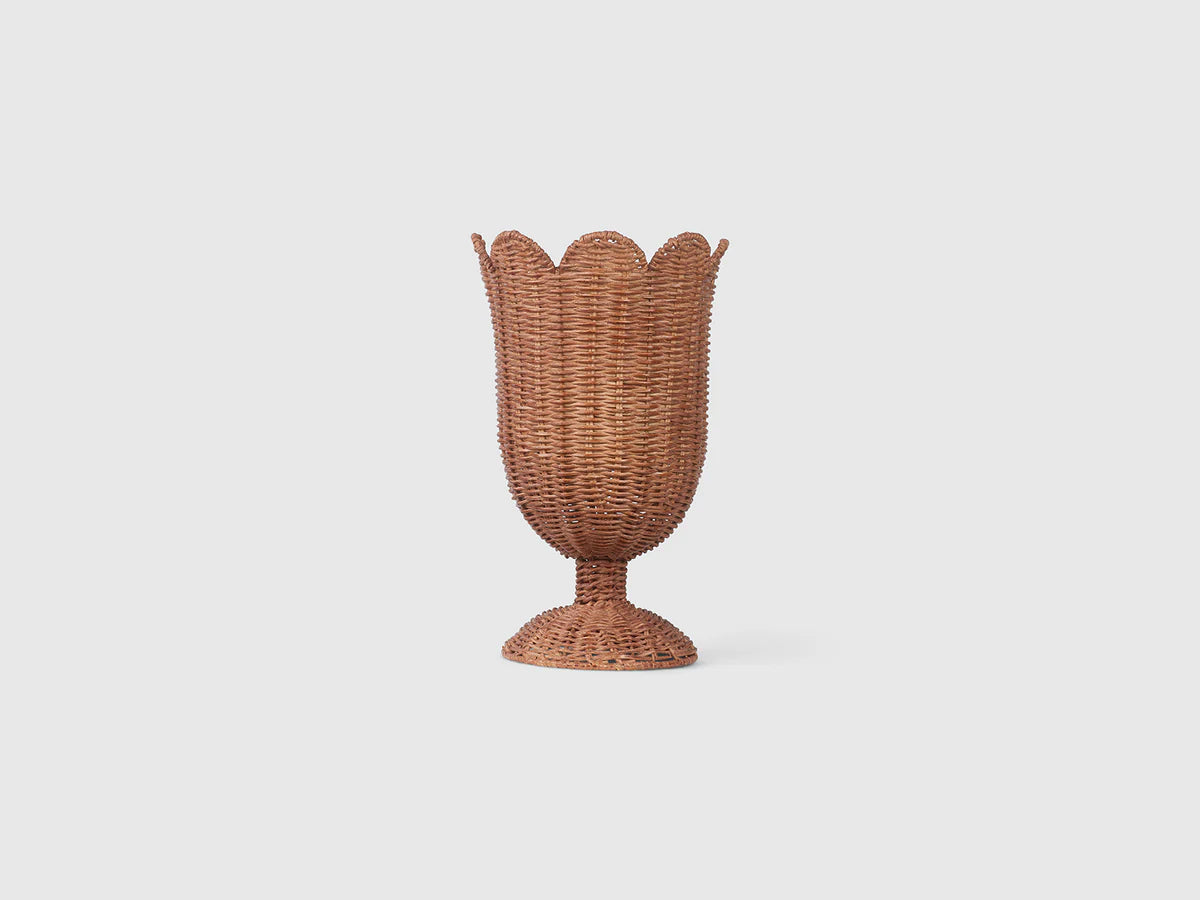 Ivy Rattan Vase S