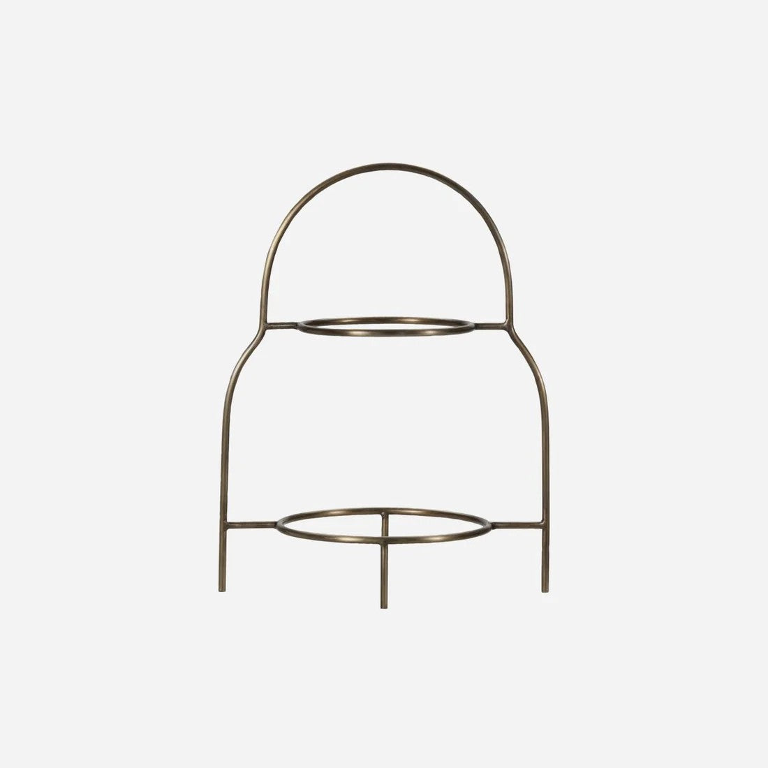 Plate stand Sana Antique brass finish