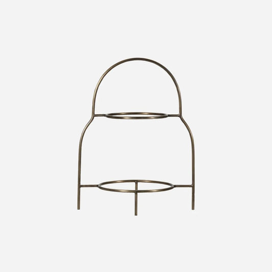 Plate stand Sana Antique brass finish