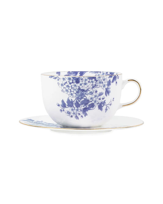Tea Cup & Sauser Blue