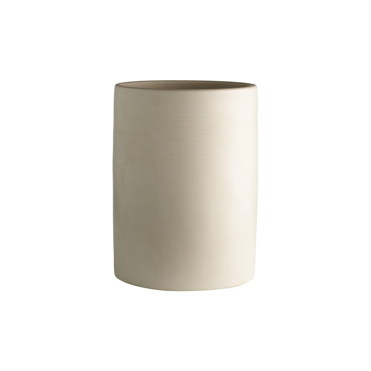 Jar Clay w/tadelagt finish D23x33cm Bone