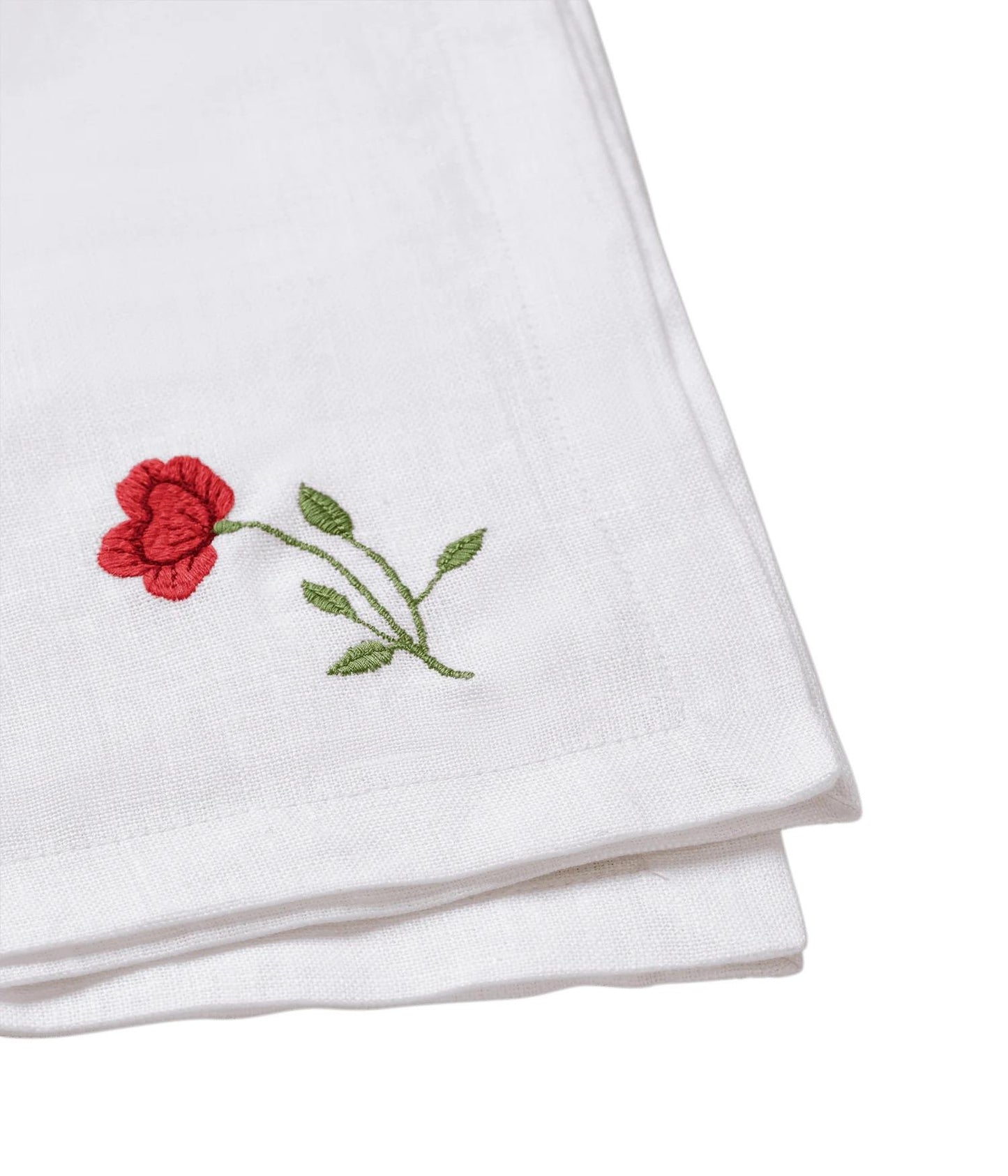 BOUQUET NAPKIN 45X45 POPPY RED